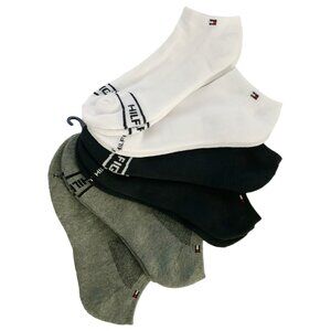 NWT 6-PAIRS PACK TOMMY HILFIGER MSRP $27.99 MEN'S NO SHOW CUT SOCKS SIZES 7-12